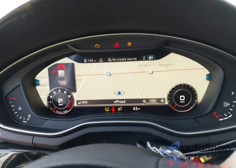 2018 Audi A4 2.0T Premium/2.0T Tech Premium from USA, damaged, VIN WAUENAF47JN020044